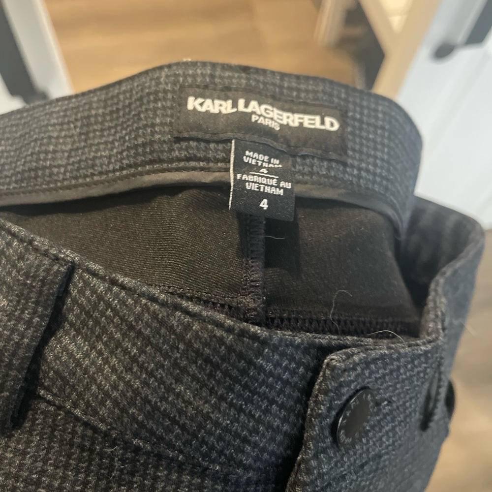 Karl Lagerfeld Gray Trousers
